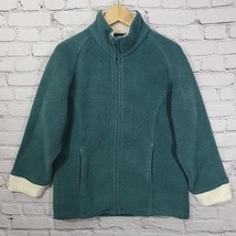 Euro Joy Fleece Jacket Womens S Small Green  - £19.08 GBP