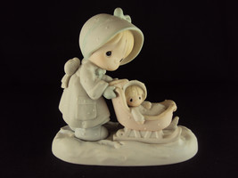 Precious Moments Figurine 109983, January (Calendar Girls), Cedar Tree Mark - £27.50 GBP