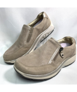 Aravon Women’s PYPER  Side Zip Taupe Sneakers Leather Shoes Size 7 - $1,017.60 MXN