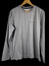 Base Layer Mechanics Shirt Size Large Mens Dri Fit Long Sleeve Gray Top - £17.55 GBP