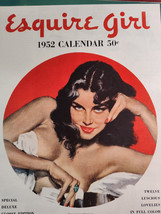 1951 Esquire Original Art Ad Advertisement for the Esquire Girl 1952 Calendar - £12.90 GBP