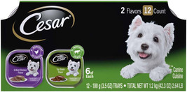 Cesar Classic Loaf in Sauce Adult Wet Dog Food Variety Pack (Grilled Chicken, To - £64.85 GBP
