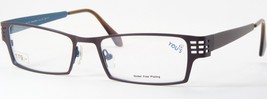 YOU&#39;S Brille 604 15 Purplish Brown Selten Einzigartig 52-17-140mm (Notizzettel) - $66.13