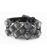 Gorgeous Gianni Versace Leather Bracelet Chain Mail Medusa Motif Made in... - $4,347.21 CAD