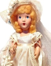 Vintage Miss Hollywood Bride Doll 1940s Rainbow Series Doll - $14.83