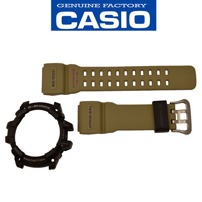 Genuine Casio G-Shock Mudmaster GG-1000-1A5 Tan Watch band &amp; Bezel Resin... - $86.95