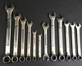 Craftsman Wrench Set Sae & Metric Most Are Combination Set Of 12 Wrenches - $79.18