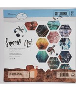Summer Art Design Cardstock. 12X12 Double Sided.  Elizabeth Craft. CLEAR... - $8.20 CAD