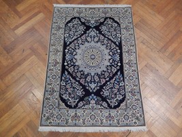 Habibian Signed Handmade 4x5 Wool&amp;Silk Persian Nain Rug Traditional - £653.14 GBP