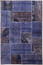 Fancy Concept 4x6 Antique Persian Patchwork Area Rug - £385.25 GBP