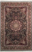 Persian Tabriz Design 6x9 Wool &amp; Silk Quality Area Rug - £989.07 GBP