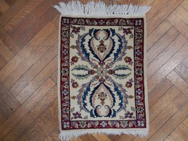 Small Handmade 2&#39; x 2&#39; Semi-Antique Square Persian Rug - £177.33 GBP