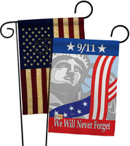 September 11th - Impressions Decorative USA Vintage - Applique Garden Flags Pack - £24.83 GBP