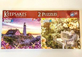 Debbie Macomber Jigsaw Puzzle Set of 2 each has Keepsakes Box 1000 Piece... - $24.67