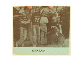 Genesis Press Kit Photo Blue Lamb Lies Peter Gabriel - £35.20 GBP