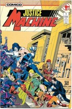 Justice Machine Comic Book #1 Comico 1987 Near Mint New Unread - $2.99