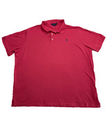 Polo Ralph Lauren Classic Fit Pink Salmon Polo Shirt Men’s XXL  Mesh Blu... - $334.67 MXN