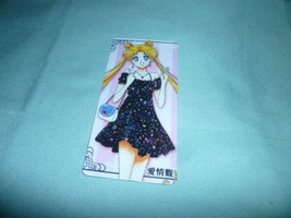 Sailor moon bookmark card sailormoon anime Usagi black dress - $7.00