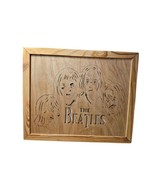 The Beatles Wood Art Framed Picture 16.5&quot;×13.5 - $61.75