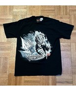 RARE VINTAGE DRAGON BALL Z  LARGE 10/12 Black T SHIRT TRUNKS USA 2002 - $96.63