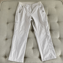 LL Bean Stone Classic Fit Knit Waist Pants 10P Petite - $20.16