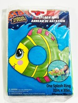Splash N Swim 32&quot; Green Fish Pool Ring Float (BRAND NEW SEALED) - $9.85