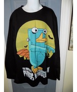 Old Navy Phineas N Ferb The Monsters Of Ferbenstein LS Black Shirt Size ... - £15.61 GBP