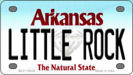 Little Rock Arkansas Novelty Mini Metal License Plate Tag - £11.97 GBP