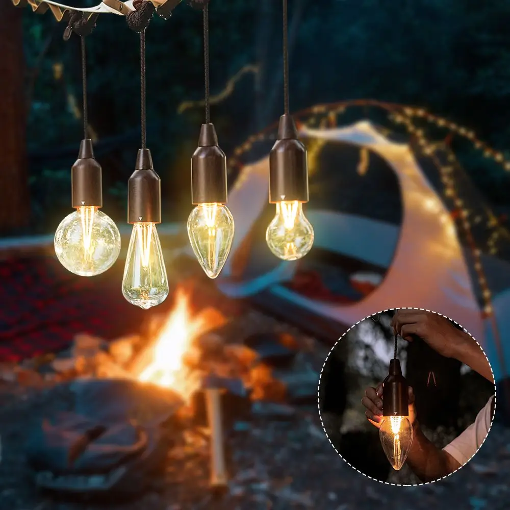 Outdoor Camping Festoon Party Festival Decor Batteries Night Light String Lights - £15.57 GBP+