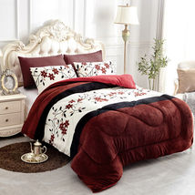 04 - Queen Size - Sumptuously Sherpa Blankets Plush Faux Reversible Blanket - £72.11 GBP