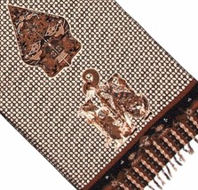 Indonesia Sarong Shawl Batik, Écharpe - $399.82 MXN