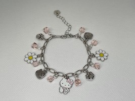 ~Hello Kitty~Cute Cat Charm Bracelet ~Anime Sanrio~ Single Chain! You Ch... - £10.33 GBP