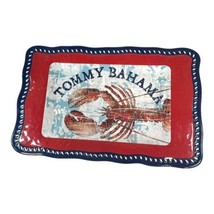 Tommy Bahama Melamine Serving Tray w Lobster Large 17” Seafood Platter Patriotic - £22.38 GBP