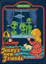 Steven Rhodes Humor Jenny&#39;s New Friends Bedtime Stories Refrigerator Mag... - £3.16 GBP