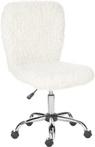 Urban Shop Faux Fur Task Chair, White Shepra - £57.53 GBP