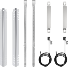 Grill Heat Plates Burners Igniters Replacement Kit For Charbroil 4-Burner Grills - £44.34 GBP