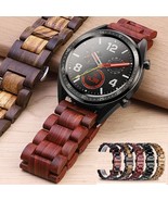 Wooden Bracelet + Tool. Wrist Watch Band 20mm 22mm Straps. For Samsung Huawei... - $24.99