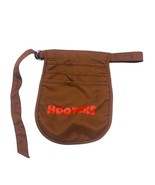 Hooters Waitress Apron Women&#39;s Brown Restaurant Uniform Strap Money Pouch - $377.92 MXN