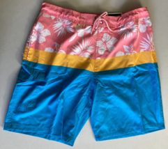 Club Room Men&#39;s Colorblocked 9&quot; Quick Dry Swim Trunks Multicolor-Small 3... - $13.98