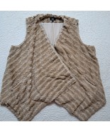 G by Giuliana Rancic Women Brown / Tan Faux Fur Jacket Size 2XL - £16.79 GBP