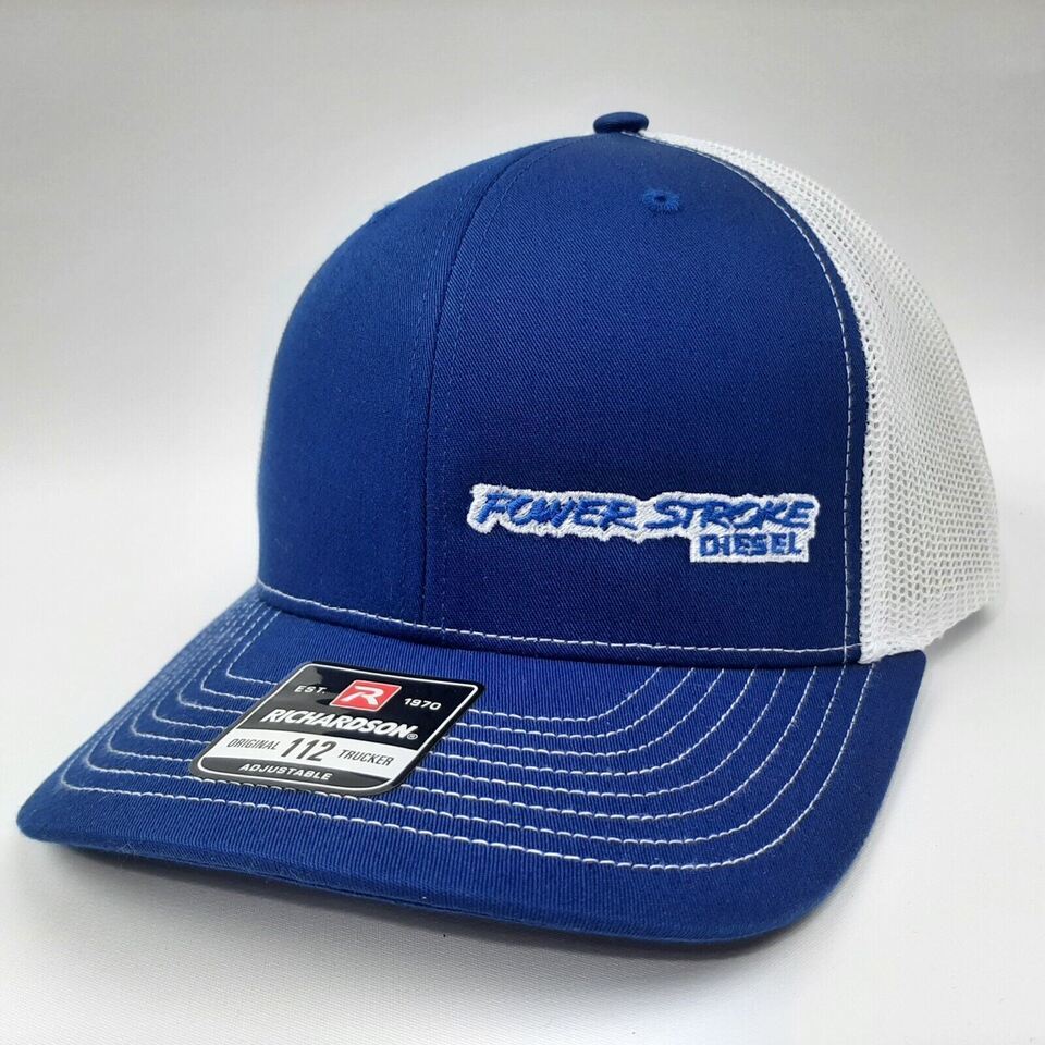 Primary image for Richardson 112 Trucker Powerstroke Diesel Embroidered Cap Hat Snapback Mesh