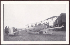 Vintage Airplane &amp; Pilots B&amp;W Postcard - Scenic Cards, Fitzwilliam NH - £9.59 GBP
