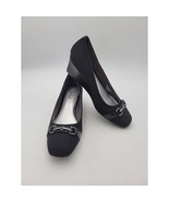 Life Stride Gazette Women&#39;s Black Wedge Heels Size 8M - $42.08 CAD