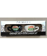 Friends TV Show Ceramic Salt and Pepper Shaker Set  Central Perk Cups Mu... - £22.11 GBP