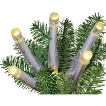 2 x NEW Holiday Time 30-Ct Indoor Battery Timer LED Christmas Tree Lights WHITE - £7.03 GBP