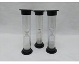 Lot Of (3) 30 Second Black Board Game Sand Timer - $35.63