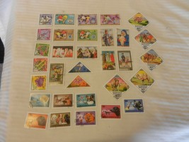 Lot of 32 Mongolia Stamps, 1972-1973, 1978-1979 Camels, Art Soccer, Dogs More - £23.98 GBP