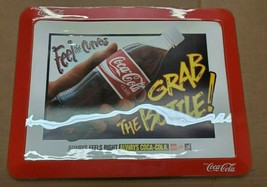  VINTAGE Coca Cola feel the curve grab the bottle classic Sign Display - £65.03 GBP