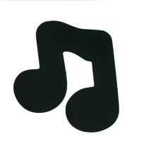 Music Note Cutouts Plastic Shapes Confetti Die Cut Free Shipping - £5.50 GBP
