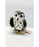 Douglas Cuddle Toy Crescent Silver Owl 9&quot; Plush Stuffed Animal Hedwig Pr... - £11.96 GBP
